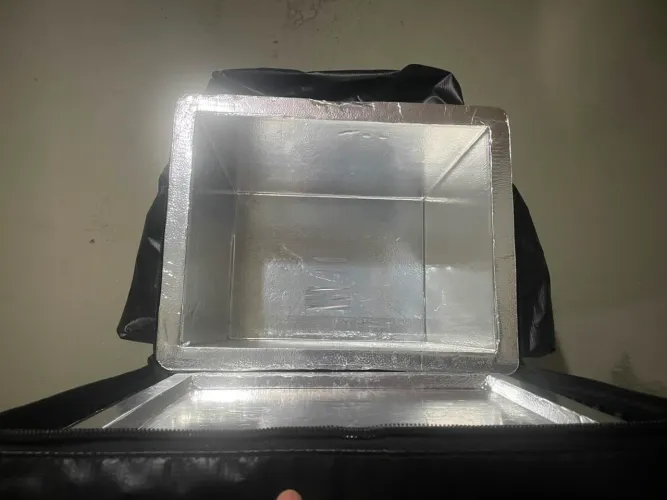 Bag entregador com isopor