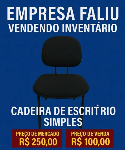 Cadeira de escritório simples