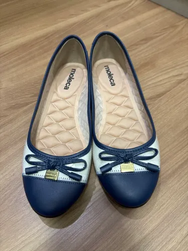 Sapatilha moleca azul n? 38