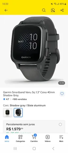 Relogio Garmin Original Venu