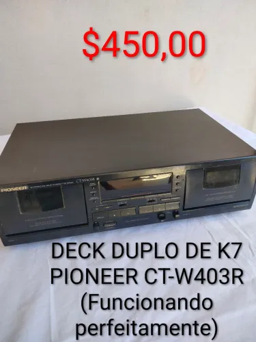 DECK P K7/ Toca fitas duplo /PIONNER