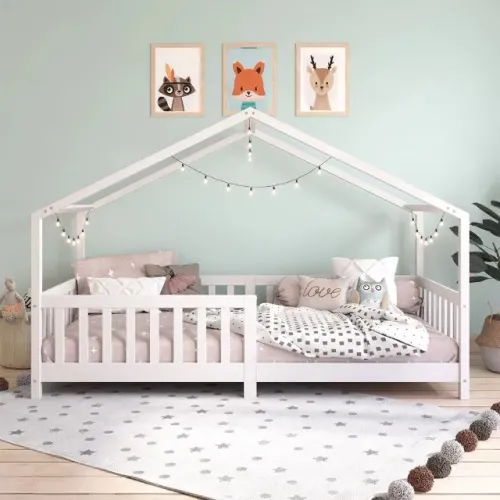 Cama Montessoriana Casinha em Madeira Maciça