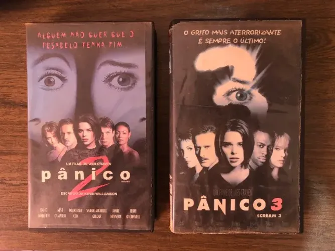 Fitas VHS Pânico 2 e 3 ( Dublado )
