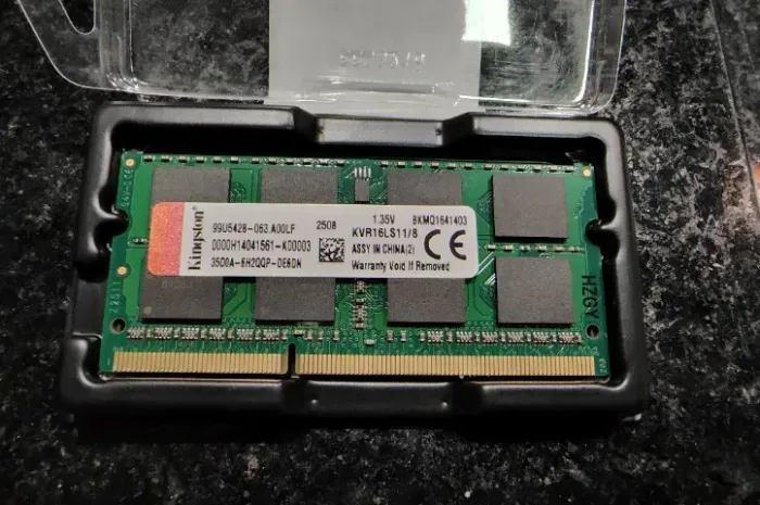 Memória DDR3L-1600 8GB Notebook Kingston 