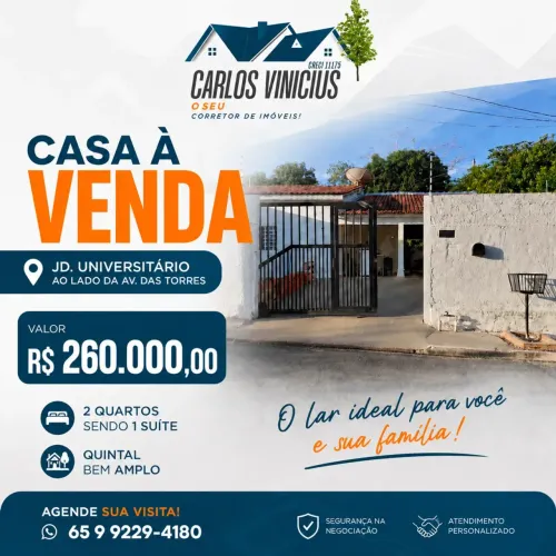 OPORTUNIDADE NO JD UNIVERSITÁRIO AO LADO DA AV. DAS TORRES!