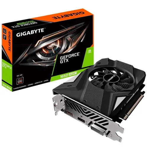 Placa de Vídeo Gigabyte NVIDIA GeForce GTX 1650 Super OC, 4GB, GDDR6 - GV-N165SOC-4GD