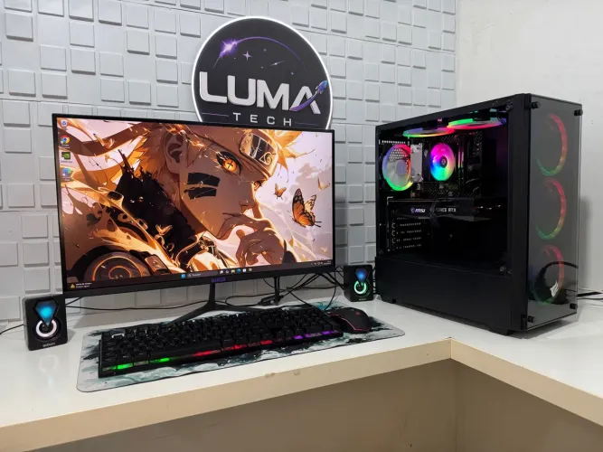 PC GAMER COMPLETO | RYZEN 7 3700X | RTX 3050 | 16GB RAM | MONITOR 165HZ