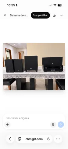 Conjunto de home theater