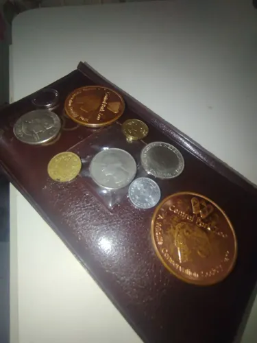 9 moedas colecionador