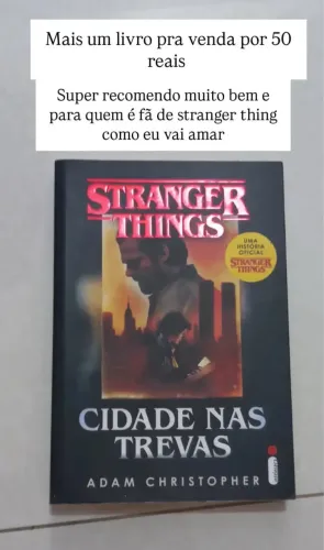 Livro Stranger Things Cidade das Trevas