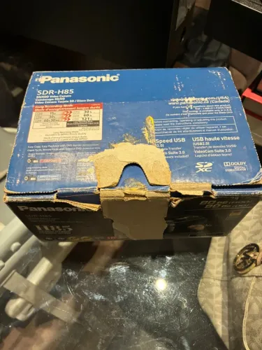 Filmadora Panasonic SDR-H85 com problema no monitor