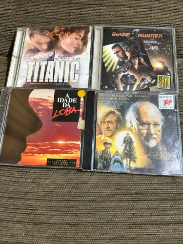 Cds de trilha sonora - Grandes clássicos de novela e filmes