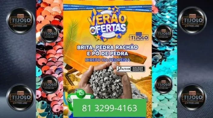 brita para concretagem pronta entrega 