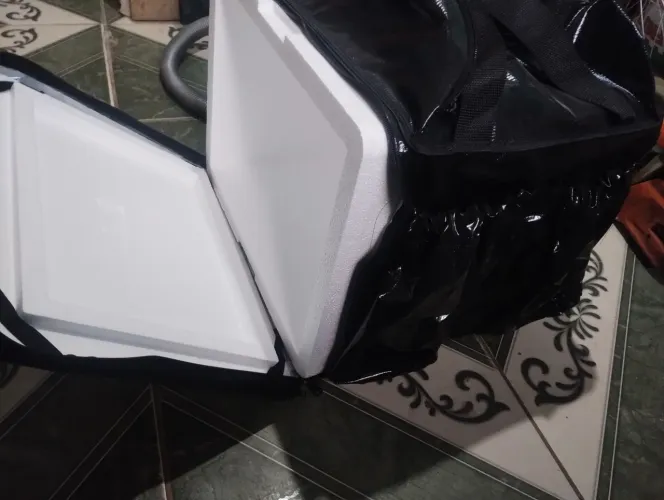 Bolsa térmica para entregas preta 45L