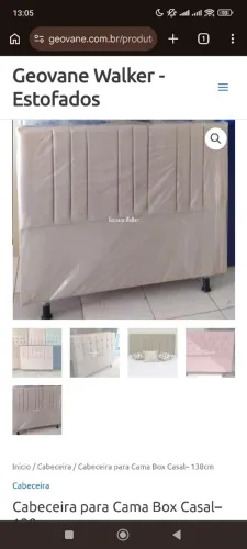 Cabeceira para cama casal 1.38m