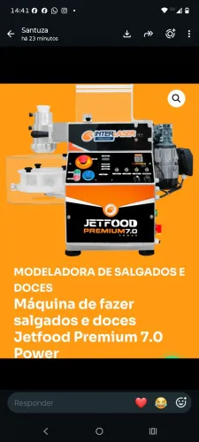 Máquina de fazer doces e salgados
