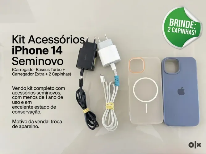 Vende-se acessórios de IPhone 14 ou similar!