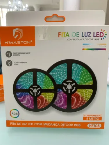 Fita de Luz LED com RGB 5 metros de comprimento *