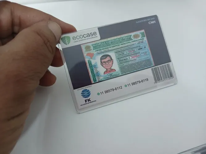 Capinhas de acrílico para CNH e RG