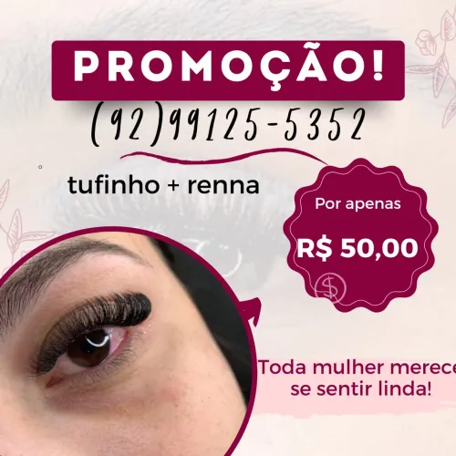 Tufinho + renna por 50R$