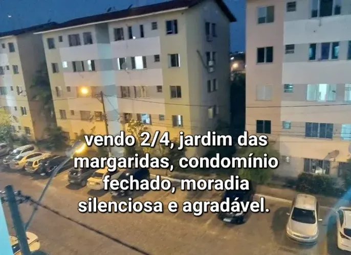 2/4 amplos , jardim das margaridas, condomínio fechado, local agradável e tranquilo