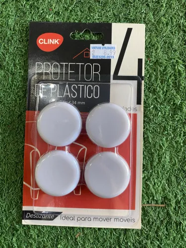 4 protetores de plástico