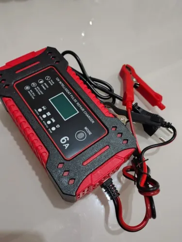 Carregador de Bateria Inteligente 12V 6A - Novo na Caixa!