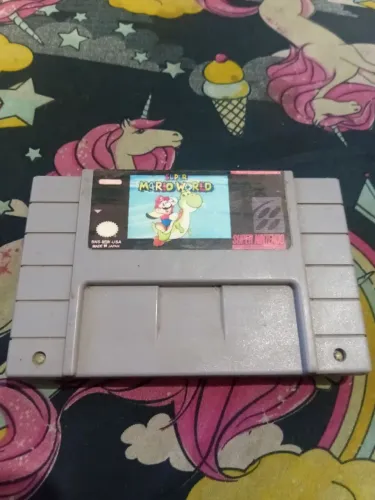 Super Mario world jogo original super nintendo