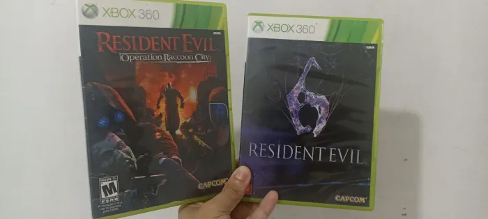 Resident Evil 6 e Operation Raccoon city Xbo Ambos por 90 reais x 360 originais