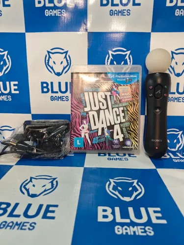 Kit Movie PS3 Completo com Jogo Just Dance 4
