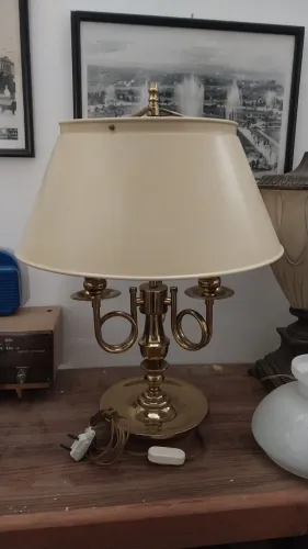 Abajur goldenart antigo 