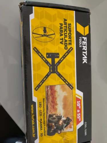 ? Suporte Articulado para TV Fertak Tools 10" a 55" - Novo