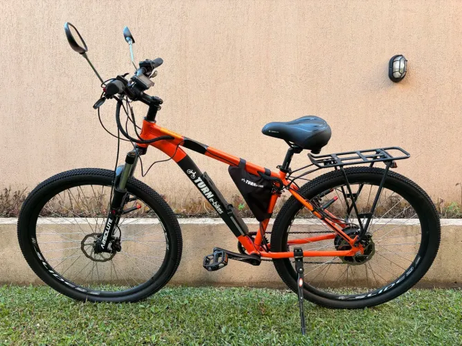 Bicicleta Elétrica 500W - Segura, Prática e Bem Equipada