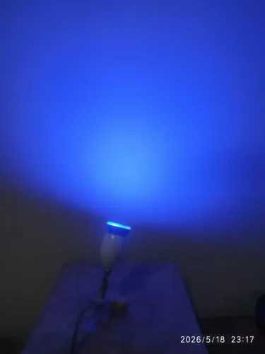 Luz azul de led