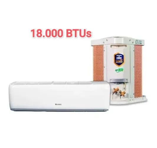 Ar Split Gree INVERTER18000 BTUs + Novo + Nota + Garantia + Cartão 12x!!