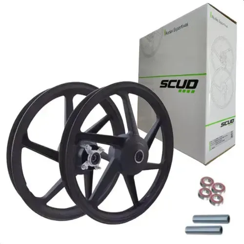 Roda Liga Leve Palito, Honda Fan 125 | 2009 até 2018 (Freio Tambor - Scud)