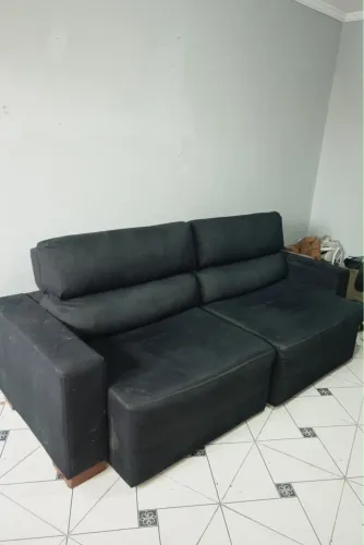 Sofa cama retrátil 3 metros, bipartido