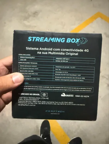 Streaming box Faaftech CarPlay sem fio