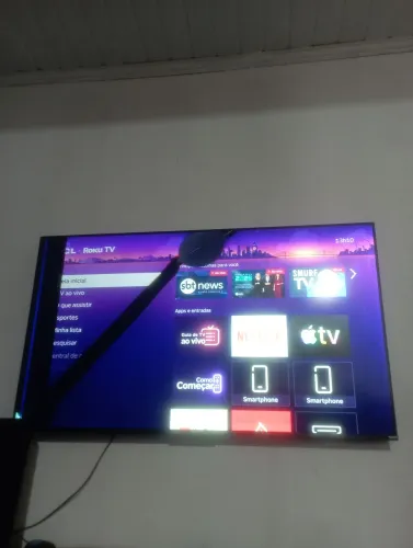 Tv 50 polegadas defeito na tela