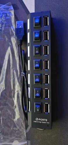 Hub USB 2.0 7 portas