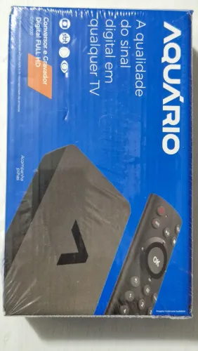 Conversor Digital e gravador Aquário, Full HD,  para TV 