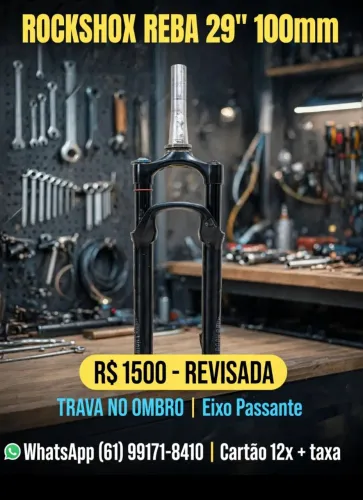 Suspensão Reba RL 100mm Eixo passante