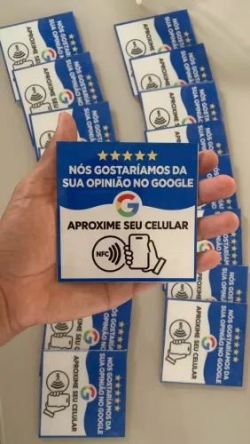 PLACA DE AVALIAÇÃO NFC