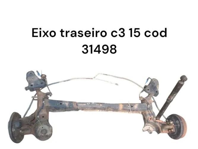 Eixo traseiro citroën C3