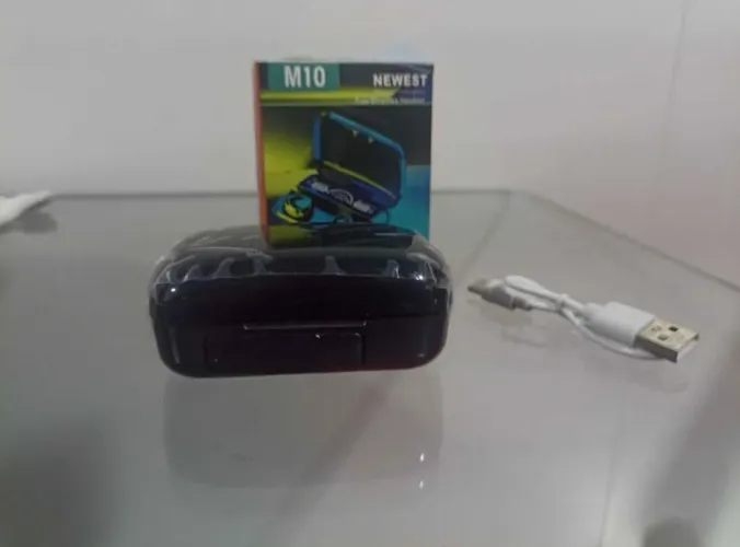Fone Bluetooth TWS com display digital (novo)