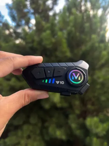 Fone Bluetooth para Capacete Moto - Atende Chamadas + Música