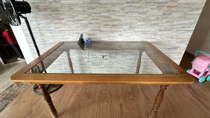 Mesa vidro temperado 8mm