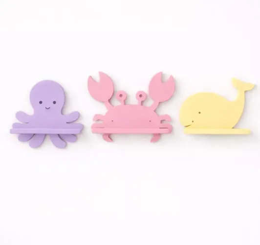 Prateleiras Fundo do Mar - quarto infantil - decoração 