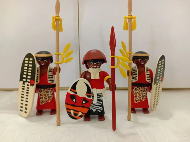 Playmobil Guerreiros Africanos