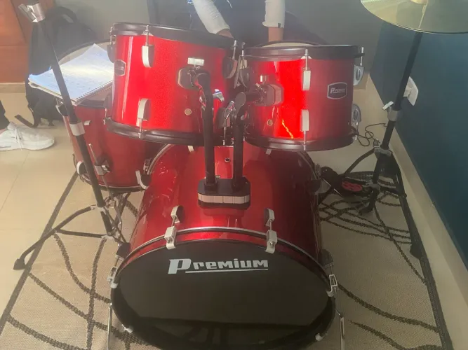 Bateria Acústica Premium completa 